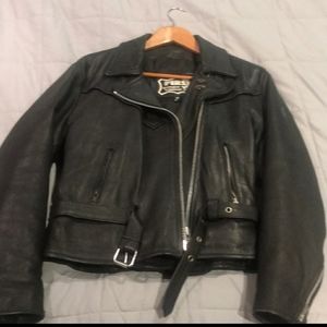 Women's Size 14 Biker Leather Jacket